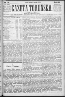 Gazeta Toruńska 1886, R. 20 nr 178