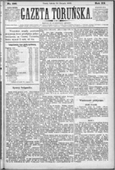 Gazeta Toruńska 1886, R. 20 nr 196