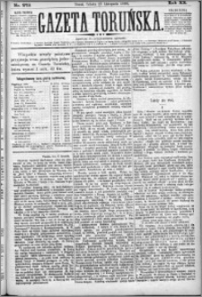 Gazeta Toruńska 1886, R. 20 nr 273