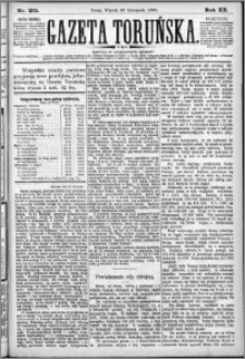 Gazeta Toruńska 1886, R. 20 nr 275