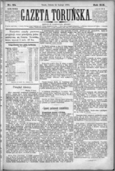 Gazeta Toruńska 1885, R. 19 nr 42