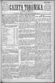 Gazeta Toruńska 1885, R. 19 nr 71