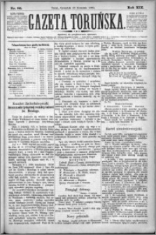 Gazeta Toruńska 1885, R. 19 nr 86