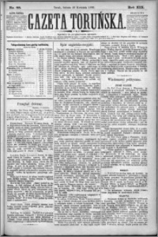 Gazeta Toruńska 1885, R. 19 nr 88