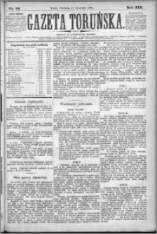 Gazeta Toruńska 1885, R. 19 nr 89