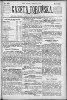 Gazeta Toruńska 1885, R. 19 nr 231