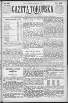 Gazeta Toruńska 1885, R. 19 nr 261