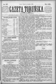 Gazeta Toruńska 1885, R. 19 nr 277