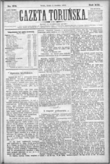 Gazeta Toruńska 1885, R. 19 nr 278