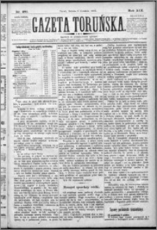 Gazeta Toruńska 1885, R. 19 nr 281