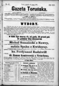 Gazeta Toruńska 1887, R. 21 nr 47