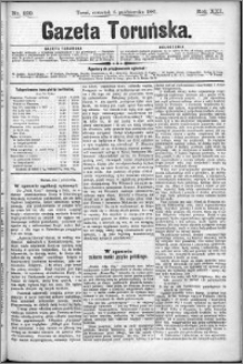 Gazeta Toruńska 1887, R. 21 nr 229