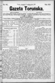 Gazeta Toruńska 1887, R. 21 nr 247