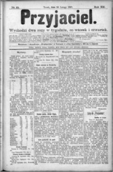 Przyjaciel : pismo dla ludu 1887 nr 15