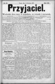 Przyjaciel : pismo dla ludu 1887 nr 30