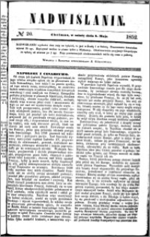 Nadwiślanin, 1852.05.08 R. 3 nr 20