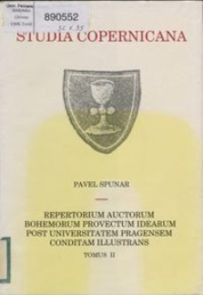 Repertorium auctorum Bohemorum provectum idearum post Universitatem Pragensem conditam illustrans T. 2