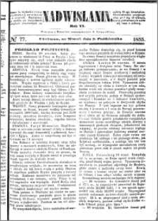 Nadwiślanin, 1855.10.02 R. 6 nr 77