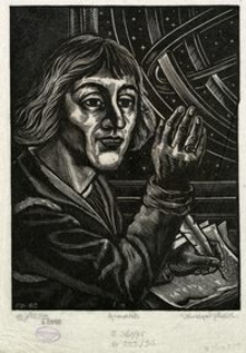 Portret Mikołaja Kopernika z astrolabium
