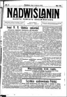 Nadwiślanin. Gazeta Ziemi Chełmińskiej, 1925.01.14 R. 7 nr 4