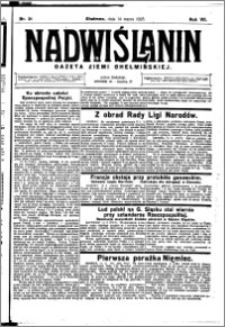 Nadwiślanin. Gazeta Ziemi Chełmińskiej, 1925.03.14 R. 7 nr 21