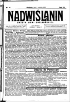 Nadwiślanin. Gazeta Ziemi Chełmińskiej, 1925.04.01 R. 7 nr 26