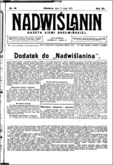 Nadwiślanin. Gazeta Ziemi Chełmińskiej, 1925.05.13 R. 7 nr 38