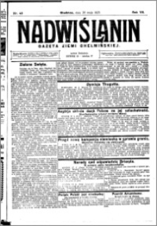 Nadwiślanin. Gazeta Ziemi Chełmińskiej, 1925.05.30 R. 7 nr 43