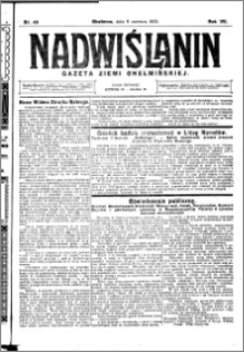 Nadwiślanin. Gazeta Ziemi Chełmińskiej, 1925.06.06 R. 7 nr 45