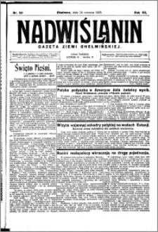 Nadwiślanin. Gazeta Ziemi Chełmińskiej, 1925.06.24 R. 7 nr 50