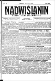 Nadwiślanin. Gazeta Ziemi Chełmińskiej, 1925.07.04 R. 7 nr 52
