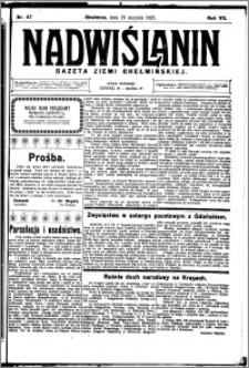 Nadwiślanin. Gazeta Ziemi Chełmińskiej, 1925.08.26 R. 7 nr 67