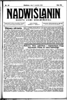 Nadwiślanin. Gazeta Ziemi Chełmińskiej, 1925.09.02 R. 7 nr 69