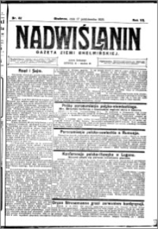 Nadwiślanin. Gazeta Ziemi Chełmińskiej, 1925.10.17 R. 7 nr 82