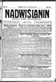 Nadwiślanin. Gazeta Ziemi Chełmińskiej, 1925.10.21 R. 7 nr 83