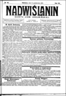 Nadwiślanin. Gazeta Ziemi Chełmińskiej, 1925.10.31 R. 7 nr 86