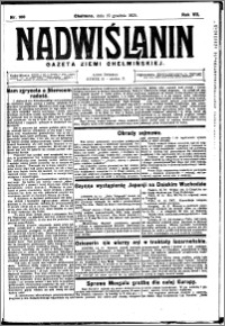 Nadwiślanin. Gazeta Ziemi Chełmińskiej, 1925.12.19 R. 7 nr 100