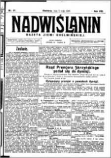 Nadwiślanin. Gazeta Ziemi Chełmińskiej, 1926.05.08 R. 8 nr 37