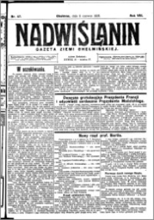 Nadwiślanin. Gazeta Ziemi Chełmińskiej, 1926.06.11 R. 8 nr 47