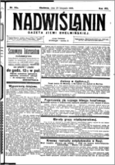 Nadwiślanin. Gazeta Ziemi Chełmińskiej, 1926.11.20 R. 8 nr 93a