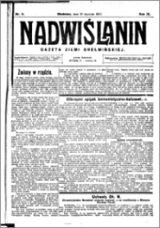 Nadwiślanin. Gazeta Ziemi Chełmińskiej, 1927.01.19 R. 9 nr 5