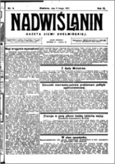 Nadwiślanin. Gazeta Ziemi Chełmińskiej, 1927.02.09 R. 9 nr 11