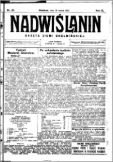 Nadwiślanin. Gazeta Ziemi Chełmińskiej, 1927.03.30 R. 9 nr 25