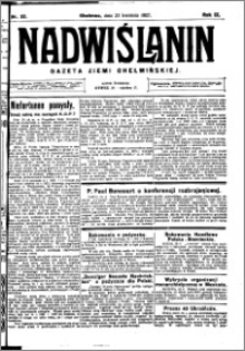Nadwiślanin. Gazeta Ziemi Chełmińskiej, 1927.04.23 R. 9 nr 32