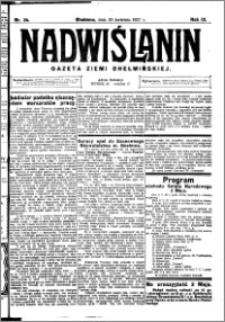 Nadwiślanin. Gazeta Ziemi Chełmińskiej, 1927.04.30 R. 9 nr 34