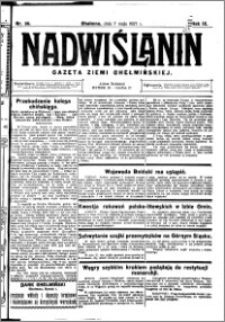 Nadwiślanin. Gazeta Ziemi Chełmińskiej, 1927.05.07 R. 9 nr 36