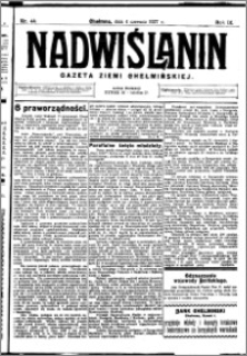 Nadwiślanin. Gazeta Ziemi Chełmińskiej, 1927.06.04 R. 9 nr 44