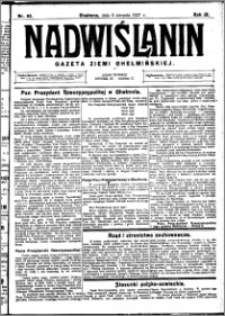 Nadwiślanin. Gazeta Ziemi Chełmińskiej, 1927.08.06 R. 9 nr 62