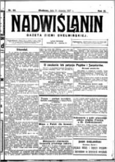 Nadwiślanin. Gazeta Ziemi Chełmińskiej, 1927.08.31 R. 9 nr 69