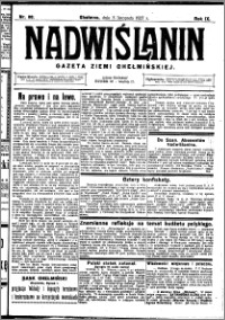 Nadwiślanin. Gazeta Ziemi Chełmińskiej, 1927.11.05 R. 9 nr 88